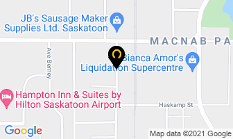 Saskatoon Hotshot Transporter Services (1995) Ltd in Saskatoon map