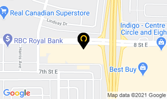 Saskatoon Insurance Agencies in Saskatoon map