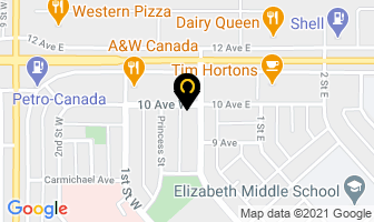 Saskfil Enterprises in Kindersley map