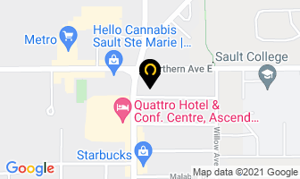 Satelite Motel in East Angus map
