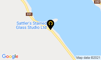 Sattler's Stained Glass Studio Ltd in Sharon map