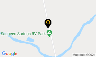 Saugeen Springs Rv Park Inc in Hanover map