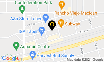 Saunders Insurance Ltd in Taber map