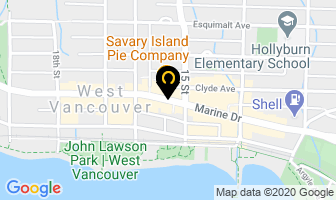 Savary Island Pie Co in West Vancouver map