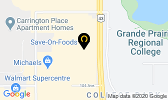 Save On Foods in Grande Prairie map