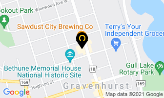 Sawdust City Brewing Co in Gravenhurst map