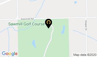 Sawmill Golf Course in Pelham map