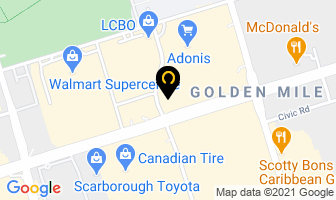 Scarborough Mitsubishi in Orillia map