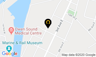 Schank's Vacuums in Owen Sound map