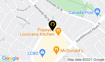 Schedule Masters in Brampton map