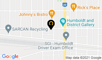 Schenn's Farm Supply in Humboldt map