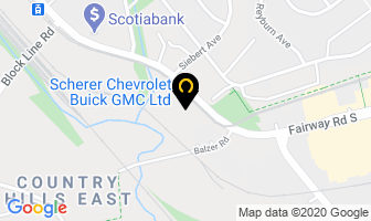 Scherer Chevrolet Buick Gmc Ltd in Kitchener map