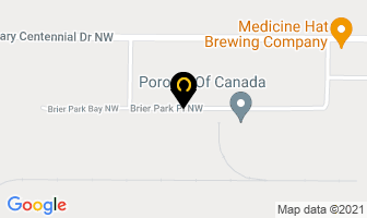 Schlumberger Well Services in Medicine Hat map