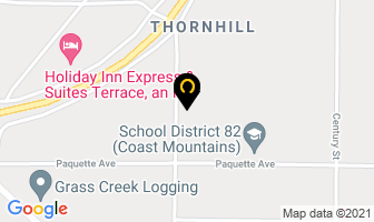School District 82 (Coast Mountains) Thornhill Elementary in Terrace map