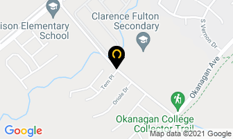 School District No 22 (Vernon) Ellison Elementary in Vernon map