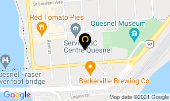 School District No 28 (Quesnel) Aboriginal Education Centre in Quesnel map