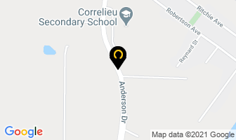 School District No 28 (Quesnel) Correlieu Secondary School in Quesnel map
