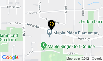 School District No 42 (Maple Ridge) Maple Ridge Elementary in Maple Ridge map