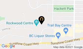 School District No 46 (Sunshine Coast) Sechelt Elementary School in Sechelt map