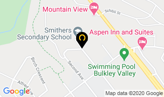 School District No 54 (Bulkley Valley) Smithers Secondary School in Smithers map