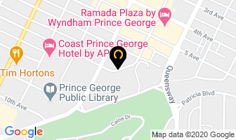 School District No 57 (Prince George) Yap School Program in Prince George map