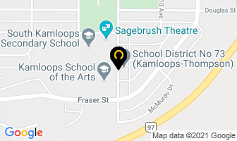 School District No 73 (Kamloops/thompson) Administration Office in Kamloops map