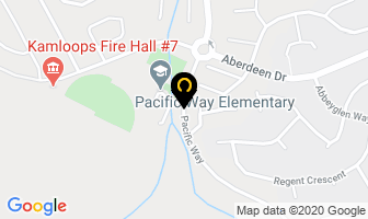 School District No 73 (Kamloops/thompson) Pacific Way Elementary in Kamloops map
