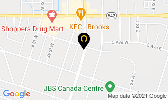 Schwab & Co in Brooks map