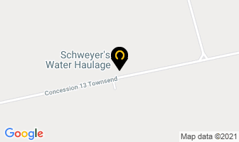 Schweyer's Water Haulage in Simcoe map