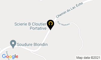 Scierie B Cloutier Portative in Prévost map