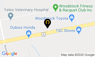 Scooter Canada in Woodstock map