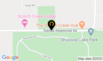 Scotch Creek Woodwork in Agassiz map