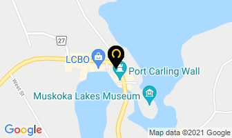 Scotiabank in Port Carling map