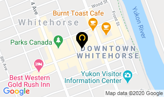 Scotiabank in Whitehorse map