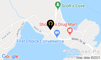 Scotiabank in Channel-port Aux Basques map