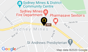 Scotiabank in Sydney Mines map