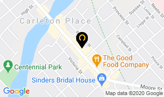 Scotiabank in Carleton Place map