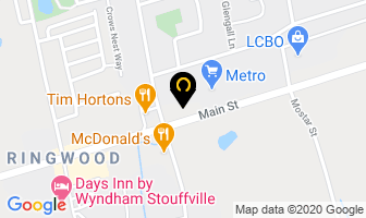 Scotiabank in Whitchurch-stouffville map