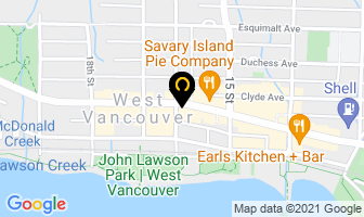 Scotiabank in West Vancouver map