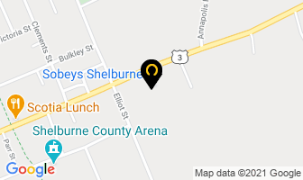 Scotiabank in Shelburne map