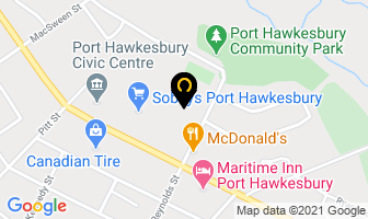 Scotiabank in Port Hawkesbury map