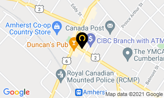 Scott Armstrong Mp Constituency Office in Amherst map