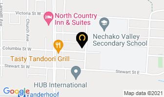 Scott Foods in Vanderhoof map