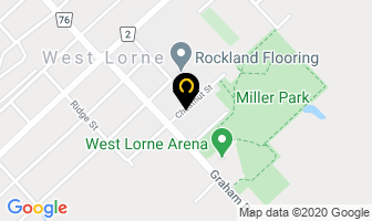 Scout Hall in West Lorne map