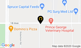 Scrapbook Zone in Prince George map