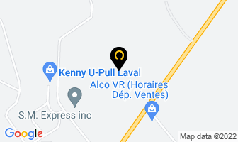 Scrapy Laval in Laval map