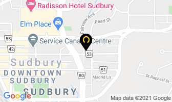 Scs Insurance Adjusters Ltd in Sudbury map