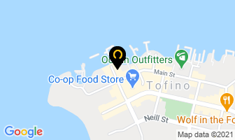 Sea Shanty Restaurant in Tofino map