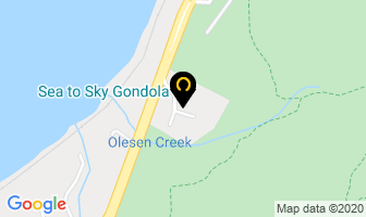 Sea To Sky Gondola in Squamish map