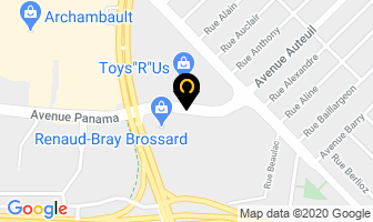 S&eacute;curiglobe Inc in Brossard map